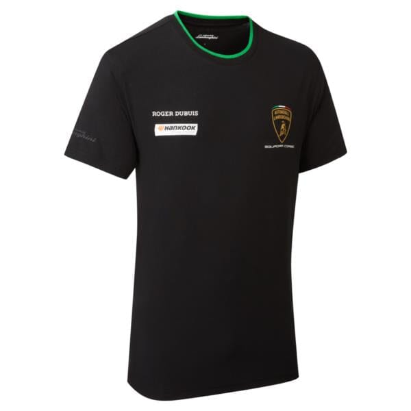 Automobili Lamborghini Squadra Corse Men's Team T-Shirt - Black