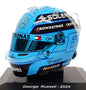 Mercedes Benz AMG F1 George Russell 2024 1:5 Scale Miniature Spark Helmet Memorabilia Mercedes AMG Petronas 