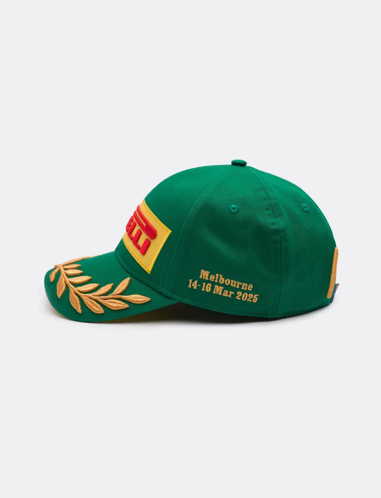 Pirelli Podium Special Edition Melbourne Australia GP 1st Place Hat - Green Hats Pirelli 