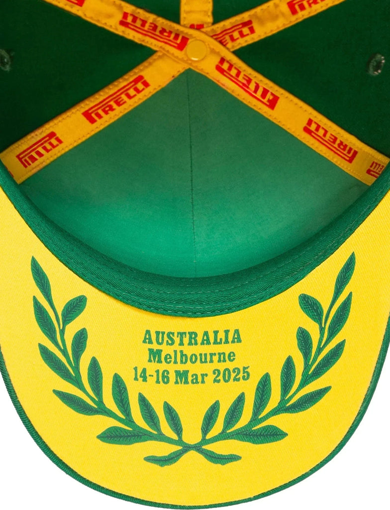 Pirelli Podium Special Edition Melbourne Australia GP 1st Place Hat - Green Hats Pirelli 