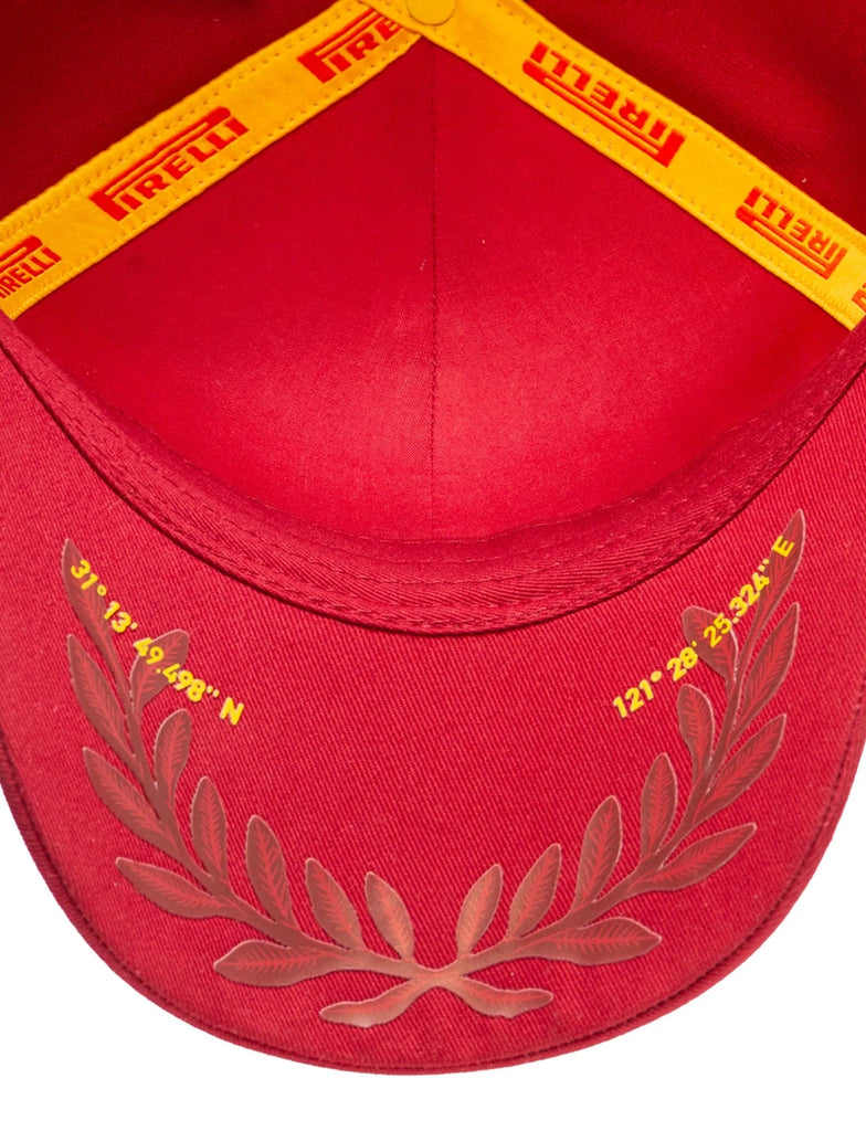 Pirelli Podium Special Edition Shanghai China GP 1st Place Hat - Red Hats Pirelli 