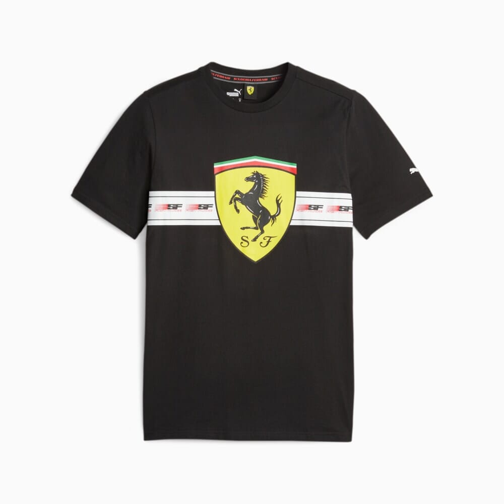 Scuderia Ferrari F1 Men s Puma Race Heritage T Shirt Black Red CMC Motorsports