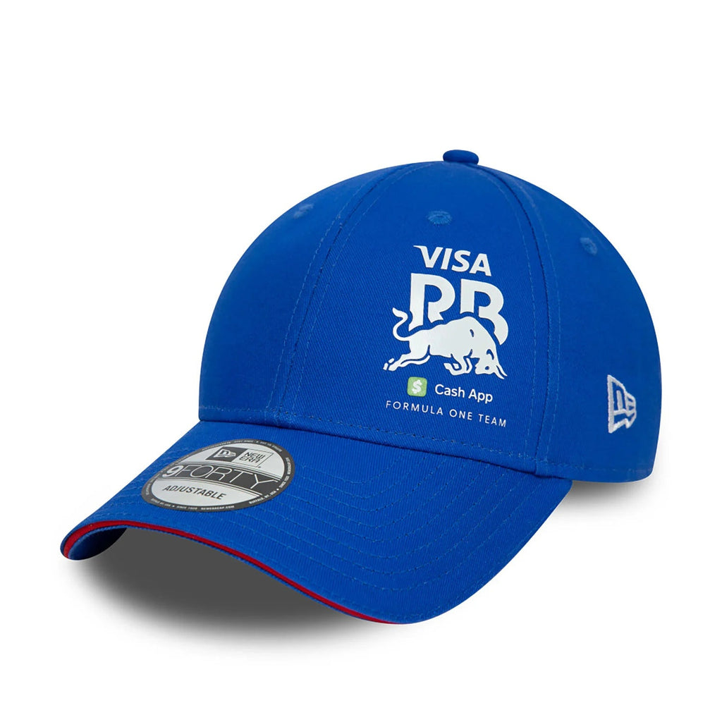 Visa Cash App RB F1 New Era 9Forty Flawless Hat - Blue/White Hats Visa Cash App RB Blue 