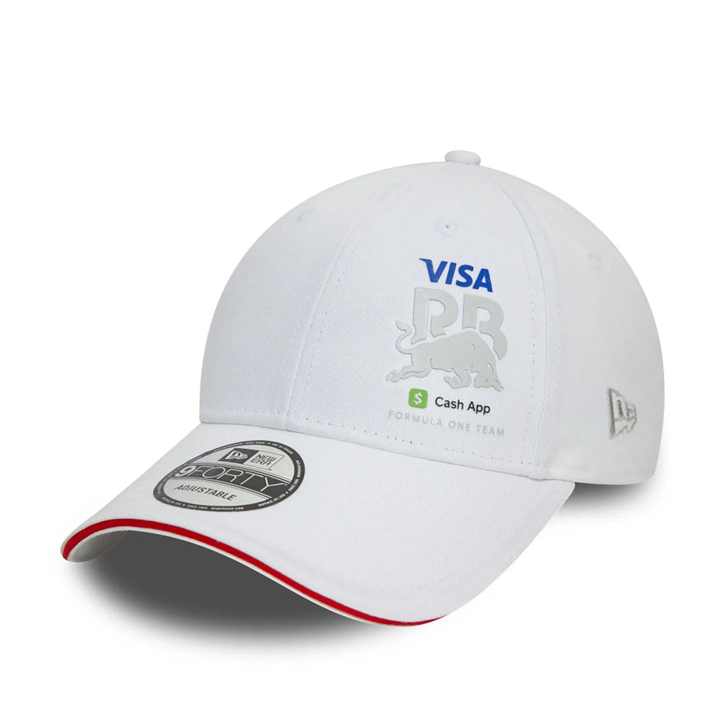 Visa Cash App RB F1 New Era 9Forty Flawless Hat - Blue/White Hats Visa Cash App RB White 