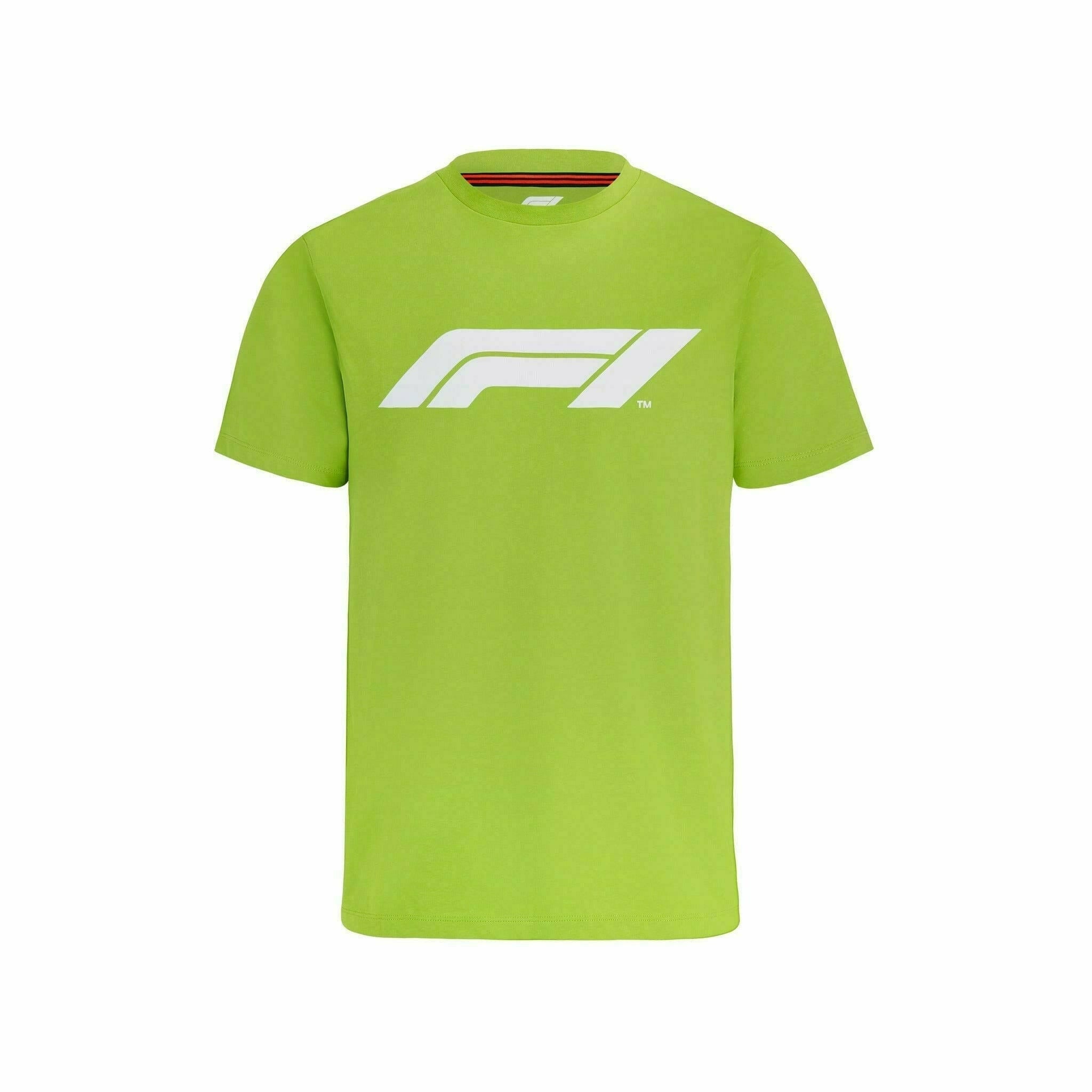  Formula 1 Tech Collection F1 - Camiseta con logotipo grande  para hombre, color blanco, Blanco : Deportes y Actividades al Aire Libre