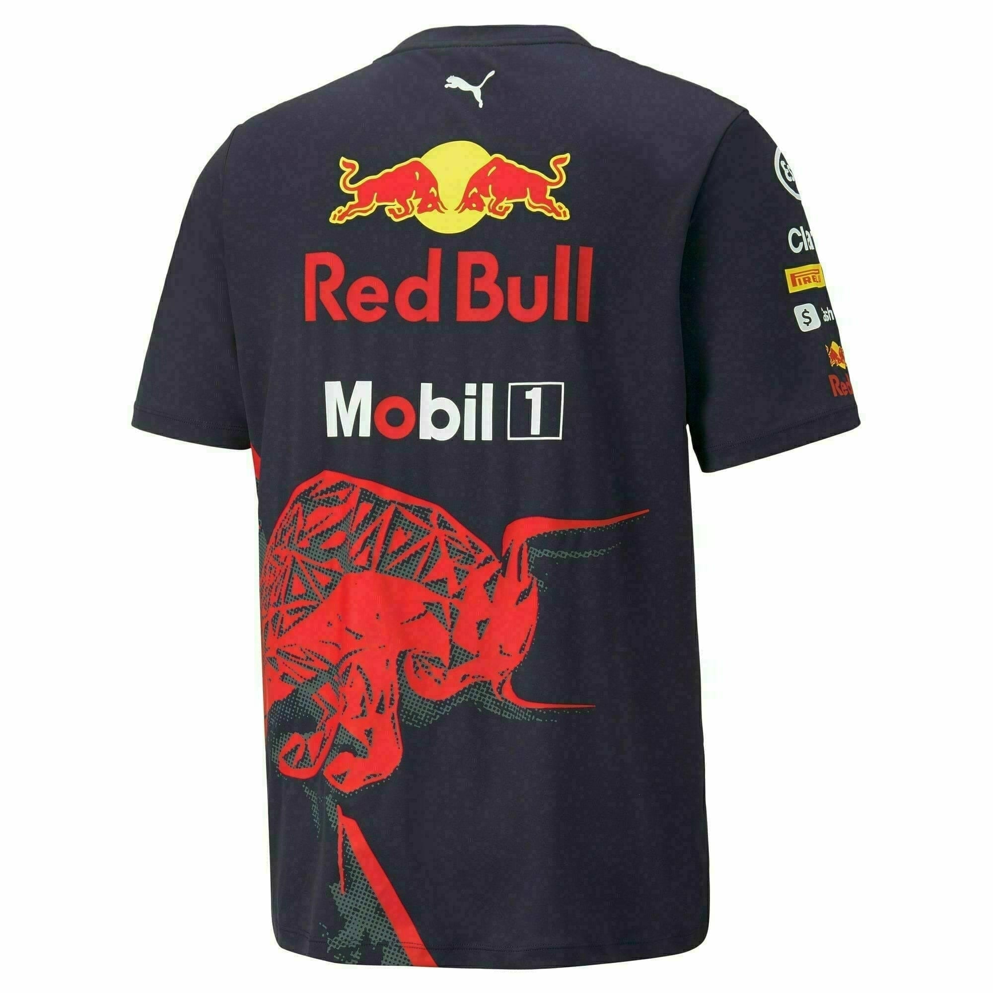 2022 Red Bull Racing Mens Team Graphic T-Shirt White