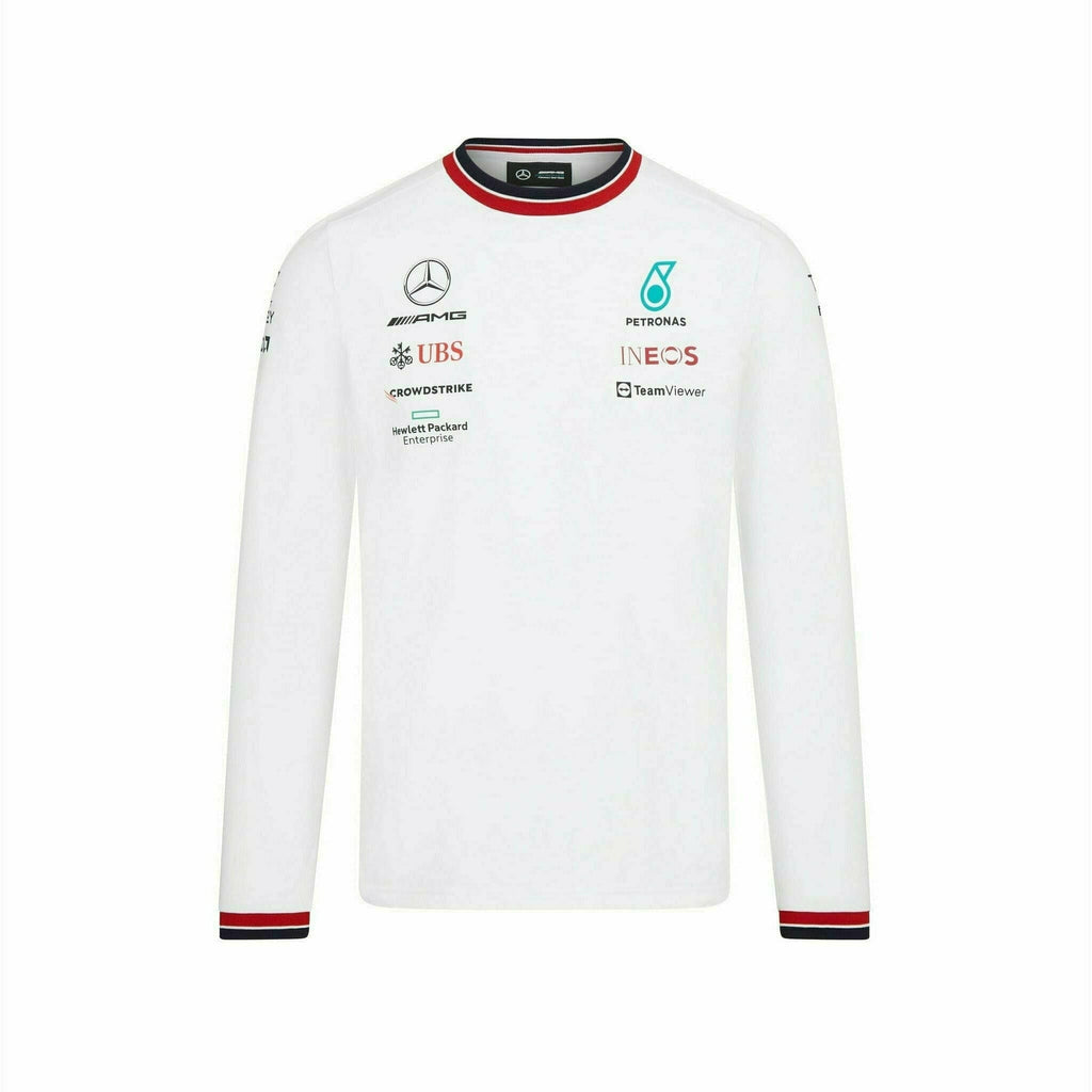 Camiseta Hombre Mercedes Benz Amg Petronas F1 2022 Blanco - SALASMotorsport