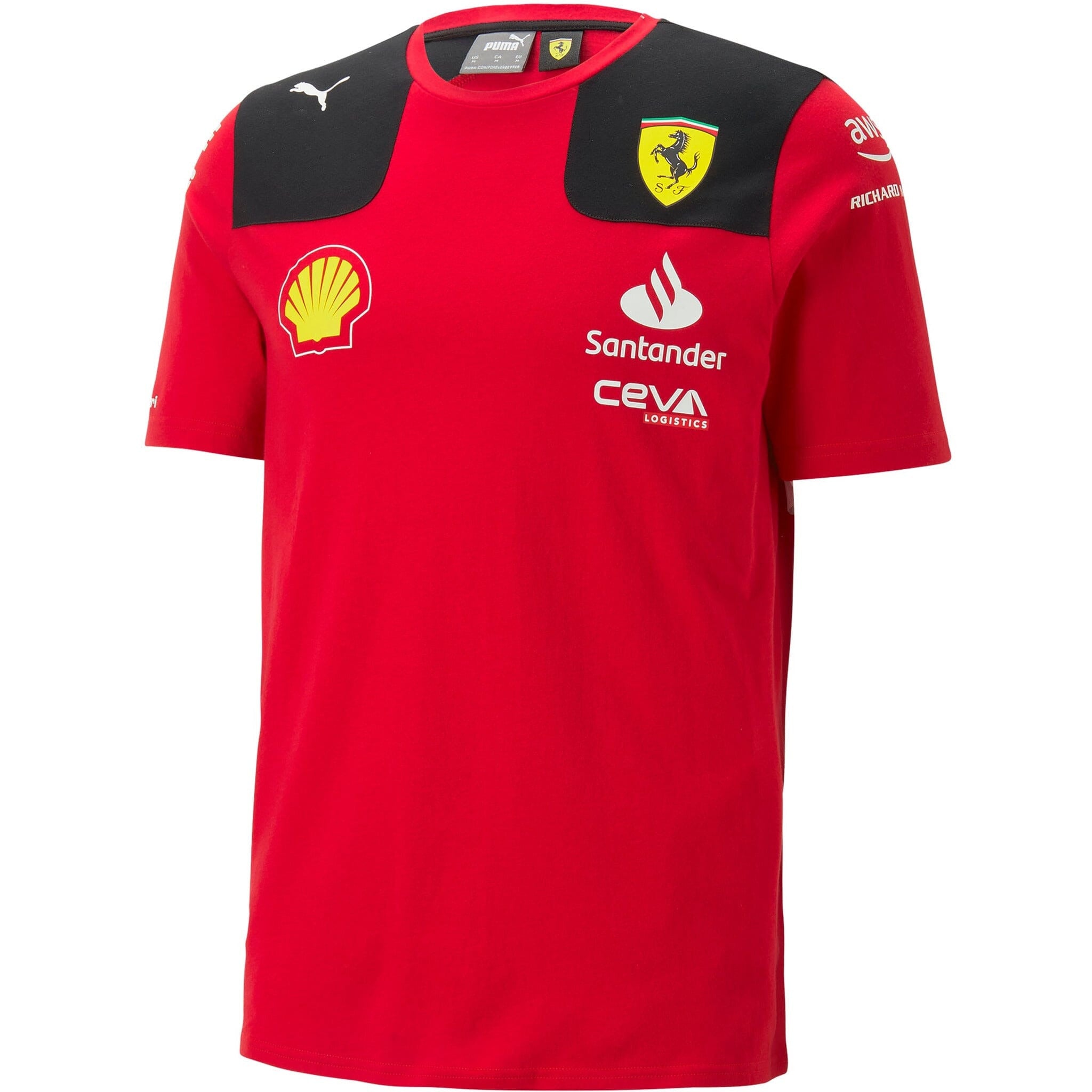 Scuderia Ferrari F1 Kids 2022 Team T-Shirt- Youth Red