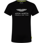 Aston Martin F1 Men's Essential Logo T-Shirt -Green/Black T-shirts Black