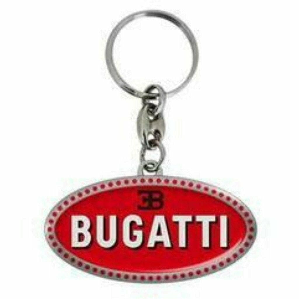 Bugatti Macaron Metal Keyring Keyrings Firebrick
