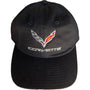 Corvette C7 Logo Baseball Hat Hats Black