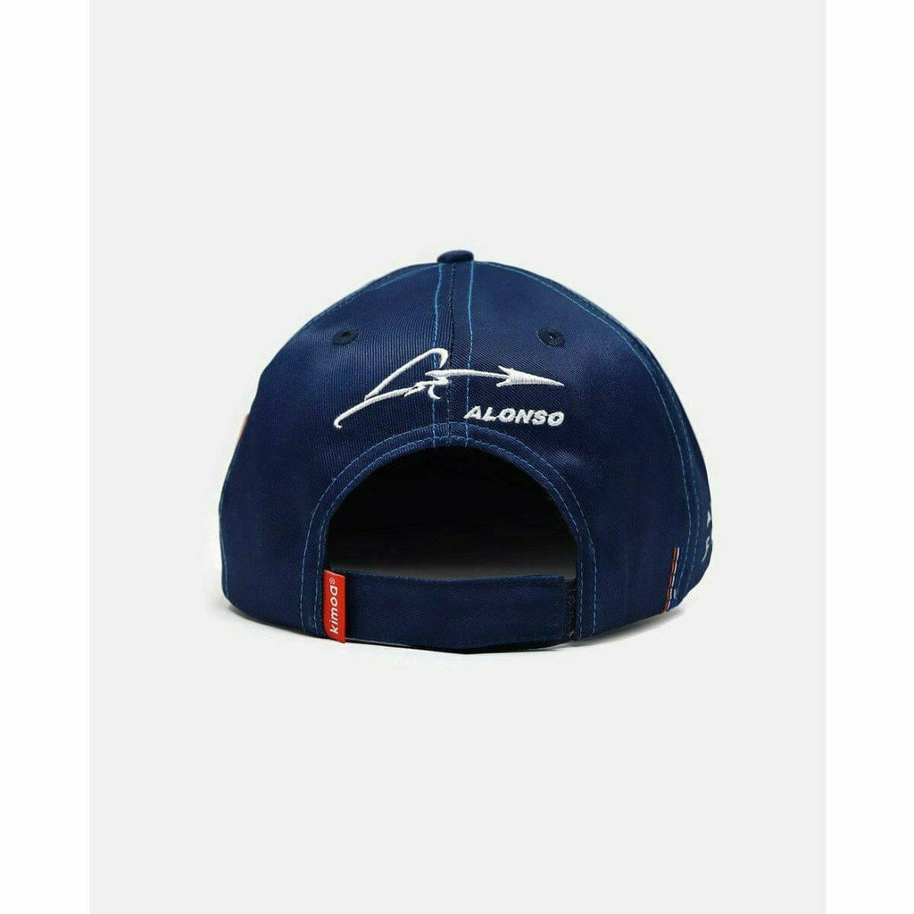 Alpine Racing F1 2021 Team Fernando Alonso Kimoa Dark Blue Hat - Baseball/Flatbrim Hats Dark Slate Gray