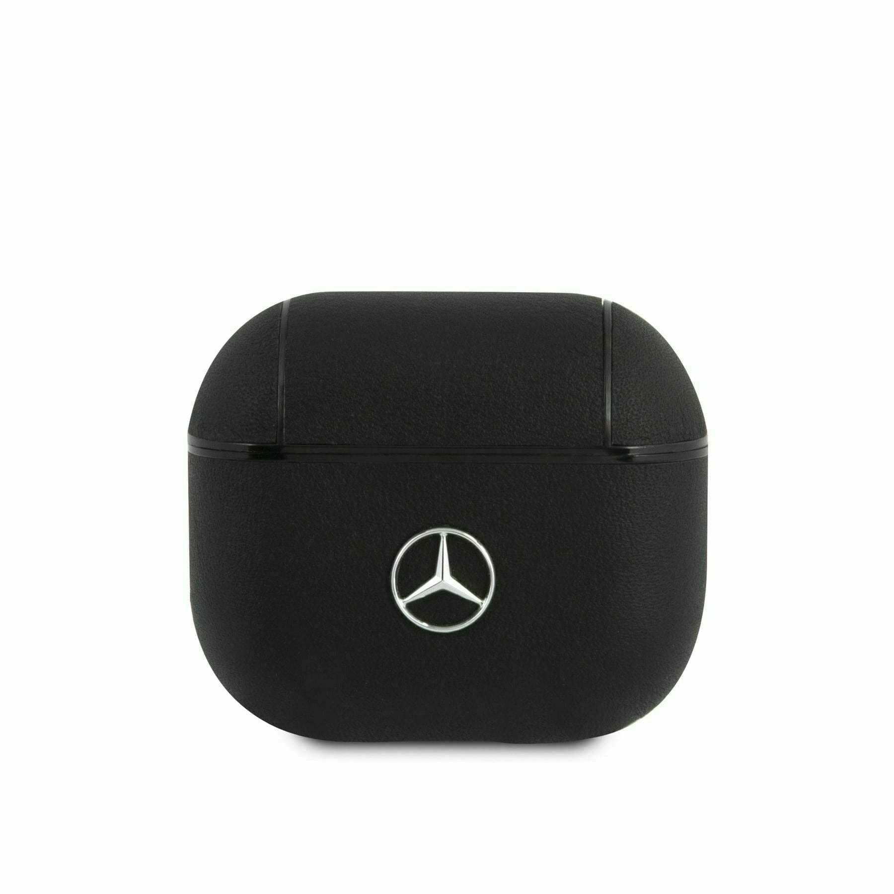 Mercedes-AMG Petronas Black leather Airpod Cover- Airpod 1/2/Pro/3