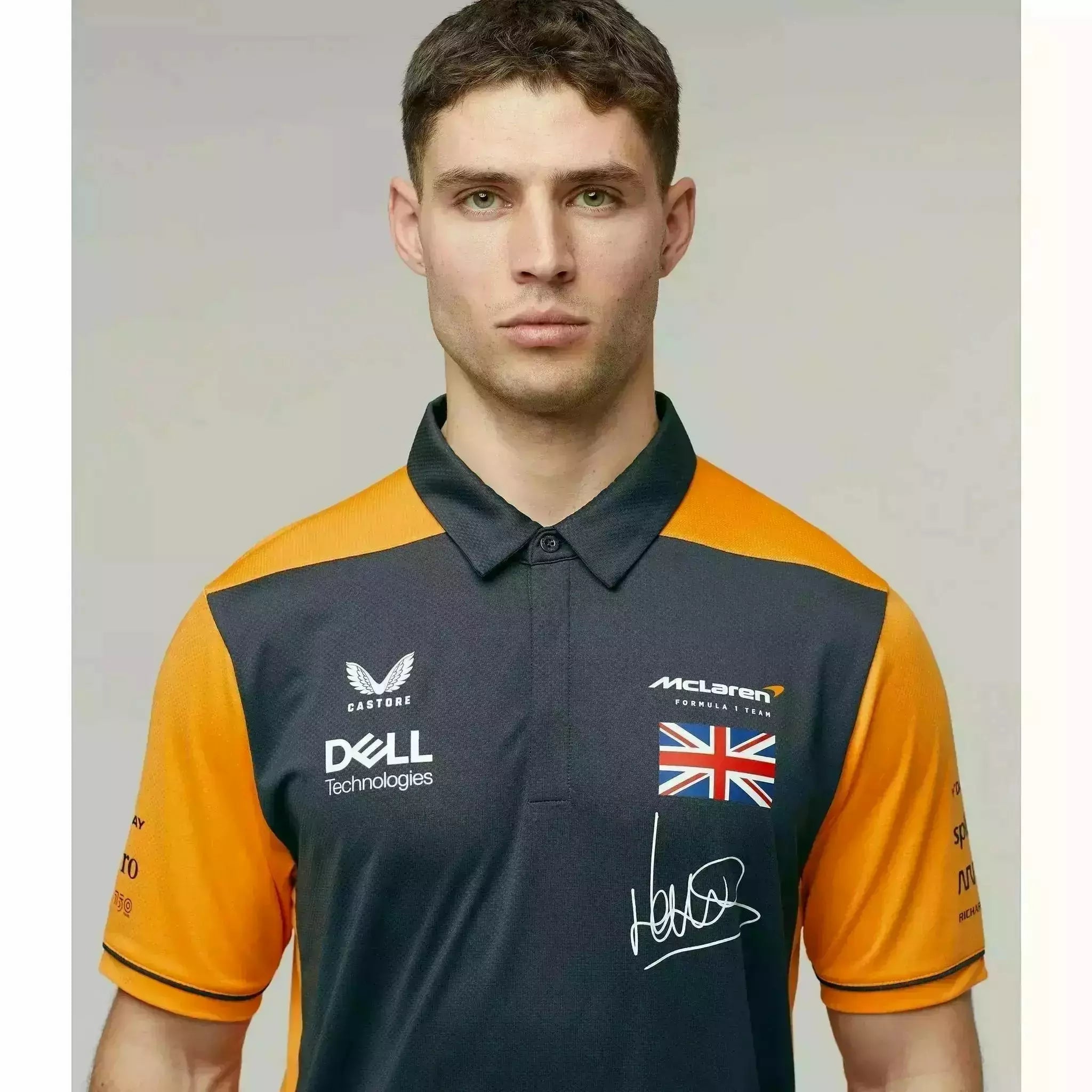 McLaren F1 Men's 2022 Lando Norris Team Drivers Polo Shirt (S