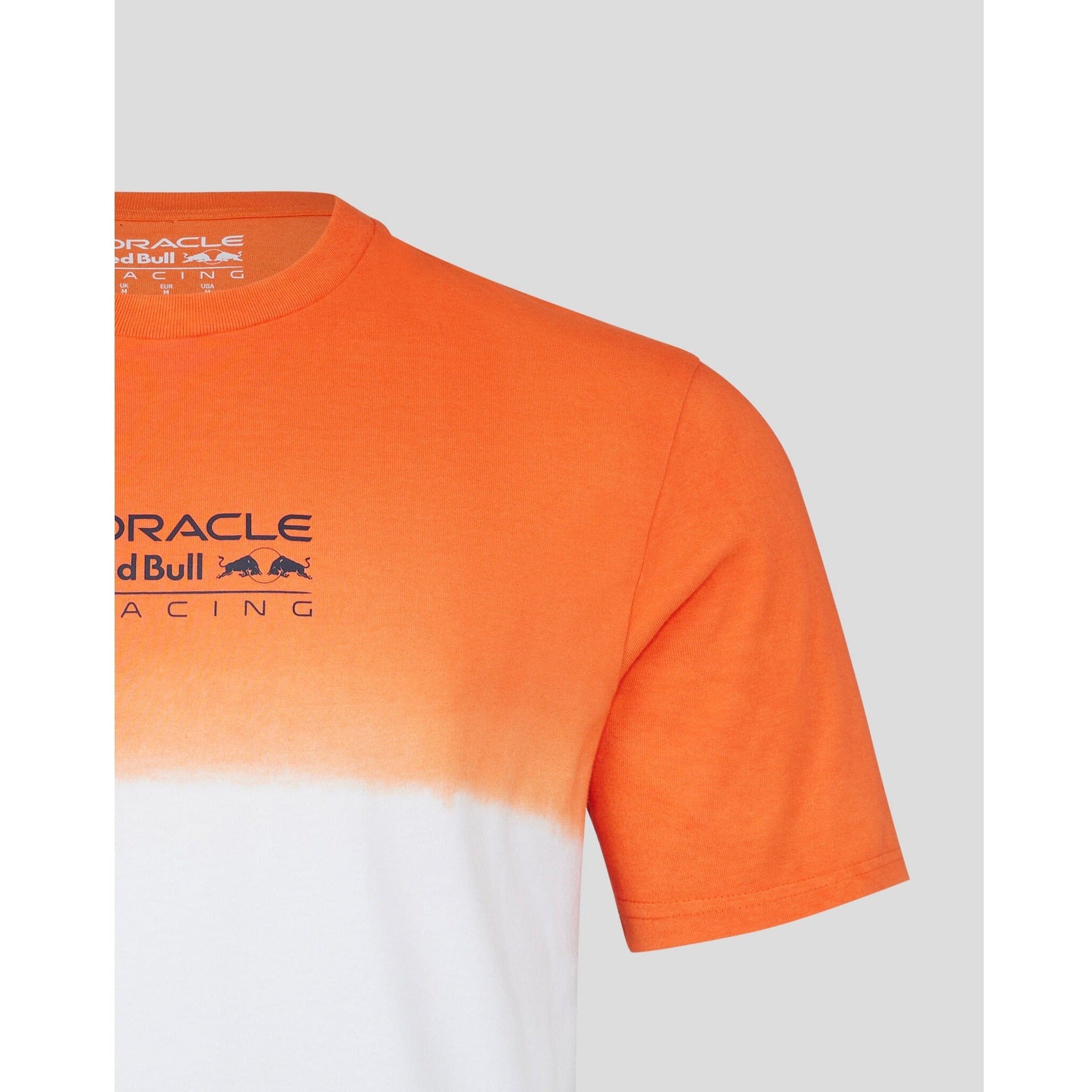Red Bull Racing F1 Max Verstappen Driver T-Shirt - Exotic Orange/White