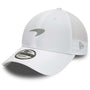 McLaren Racing NEW ERA 9FORTY Lifestyle Adjustable Cap - White Hats Light Gray