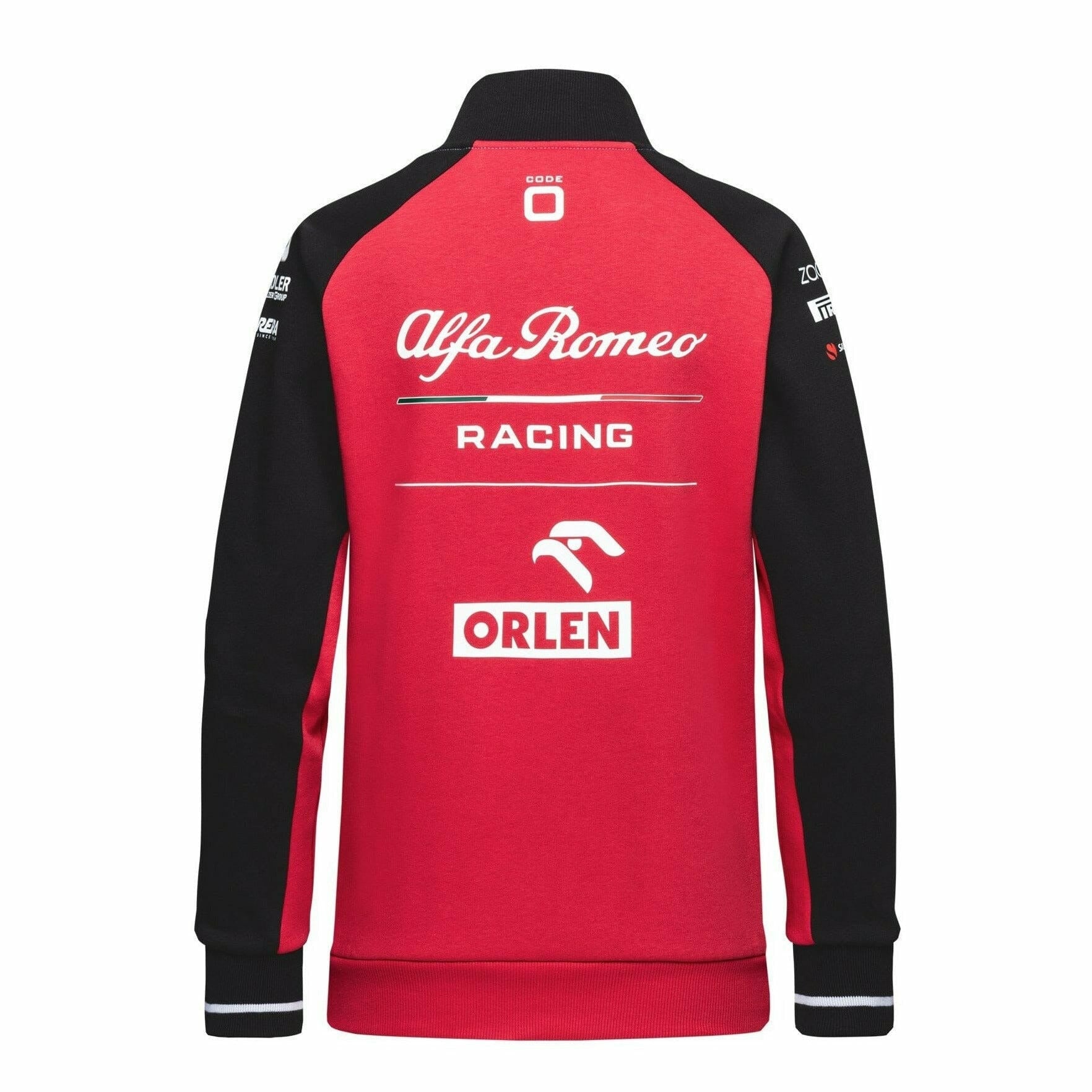 Alfa Romeo Racing F1 Men's Essential Long Sleeve T-Shirt- Black